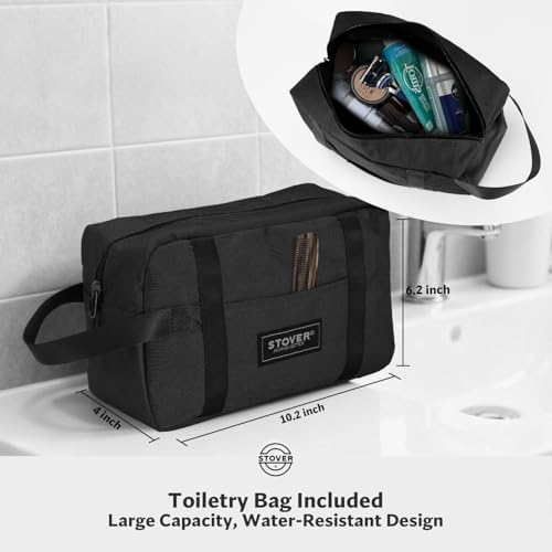 45/80/100L U-Zip Rolling Duffel Bag with Wheels, X-Large Durable Travel Duffle + Toiletry Bag, Lay-Flat Opening, Packable w/Shoulder Straps- Use as Luggage or Backpack, Men/Women (Black)