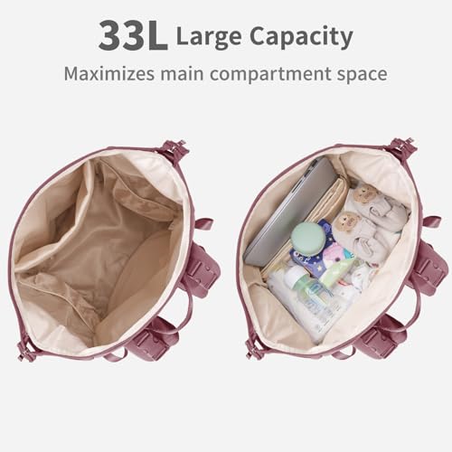 Neoprene Diaper Bag Backpack with Changing Pad