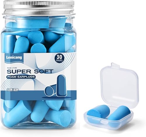 30 Pair Foam Ear Plugs (30 Count)