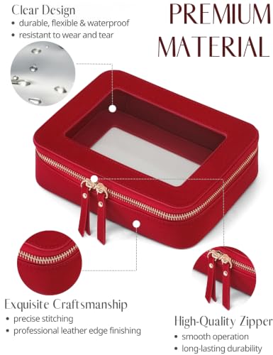 Clear Makeup Bag with Zipper