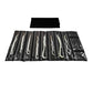 Travel Jewelry Roll Bag Portable Organizer Pouch With Grids&PVC Cover Storage Bags for Necklace