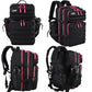 Military Tactical Backpack for Men and Women 45L Army 3 Days Assault Pack Bag Large Rucksack with Molle System Black Red
