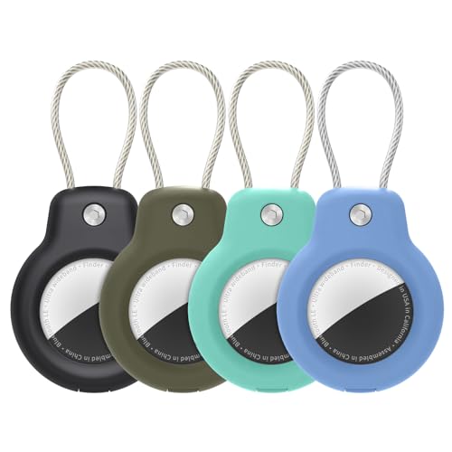 for AirTag Holder Keychain (4 Count)