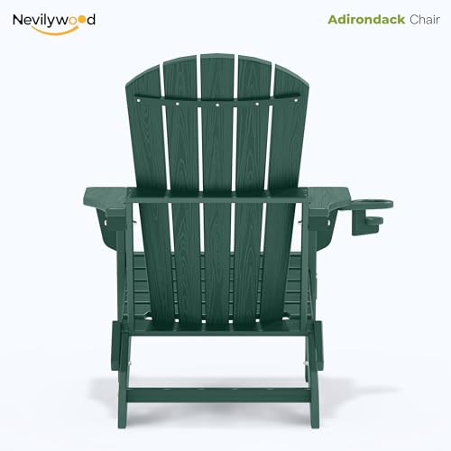 Folding Adirondack Chairs Set of 4