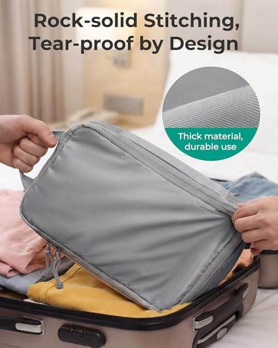 6 Set Compression Packing Cubes for Travel (6 Count)