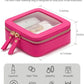 Clear Makeup Case Toiletry Bag Travel Medium Clear Cosmetic Bag with Zipper (2 Count)