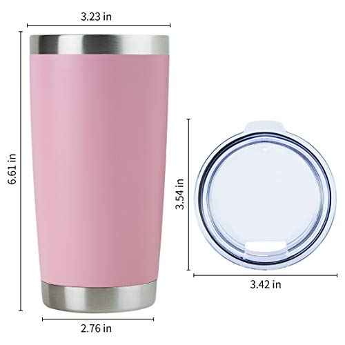 20oz Stainless Steel Tumbler Bulk with Lid (12 Count)