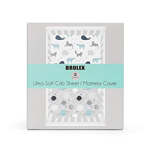 Baby Fitted Crib Sheets (2 Count)