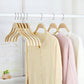 Slim Natural Wood Hangers with Extra Soft Non (18 Count)