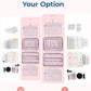 Travel Toiletry Bag with Jewelry Organizer
