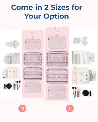 Travel Toiletry Bag with Jewelry Organizer