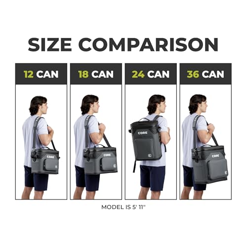 Magnetic Leak Proof 24 Can Soft Cooler with Waterproof Zipper