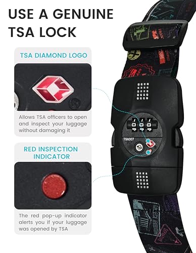 Travelkin Luggage Straps TSA Approved