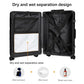 Carry on suitcase Zipperless Luggage