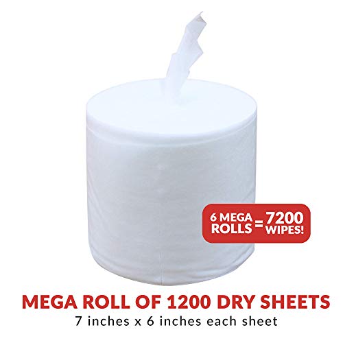 Dry Wipes Refill Set (7200 Count)