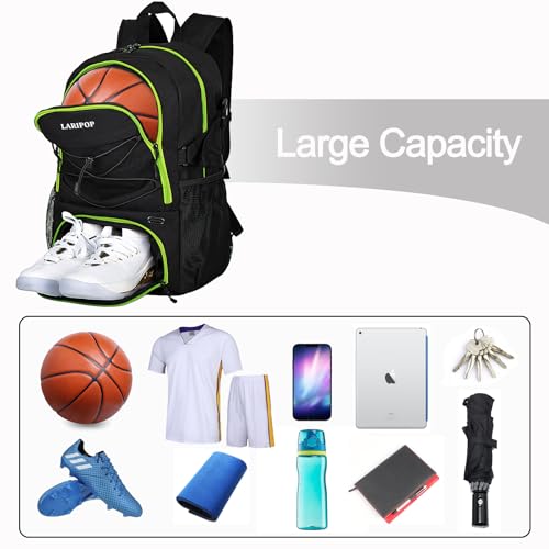 Basketball Backpack with Ball Compartment
