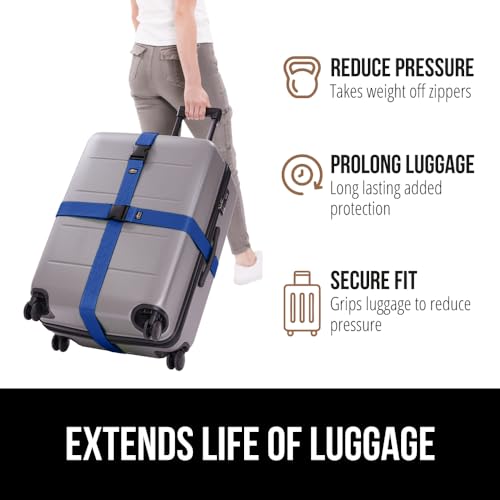 Heavy Duty Luggage Straps for Suitcase (2 Count)