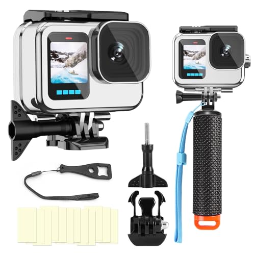 Compatible for Go Pro Hero 13 12 11 10 9 Black Waterproof Housing Case 60M