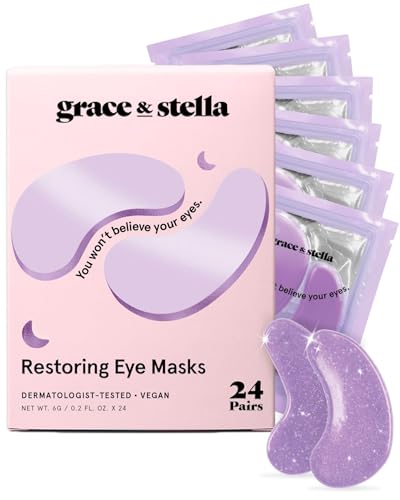 Retinol Under Eye Patches for Puffy Eyes (24 Count)