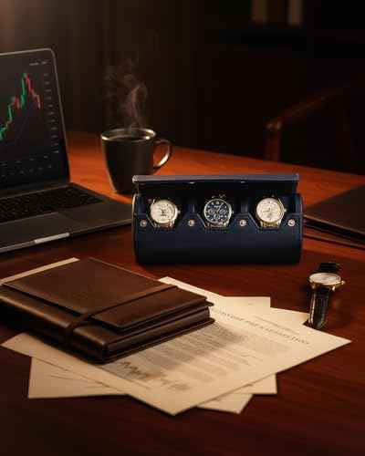 3 Watch Travel Case