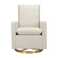 Cali Pillowback Swivel Glide in Boucle