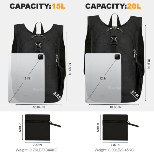 15L Small Hiking Backpack for Women Men