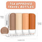 Travel Bottles for Toiletries 3oz (4 Count)