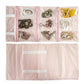 Travel Jewelry Roll Bag Portable Organizer Pouch With Grids&PVC Cover Storage Bags for Necklace