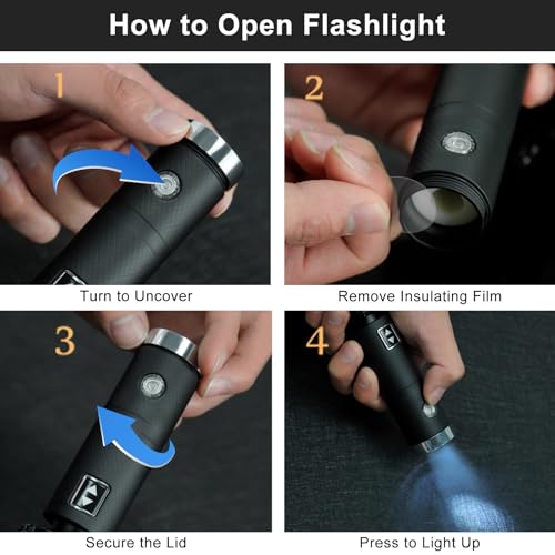 Windproof Travel Folding Inverted Umbrella with LED Light