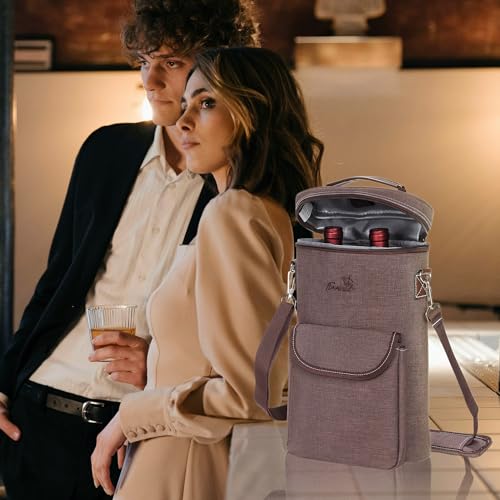 2 Bottle Wine Cooler Tote Carrier
