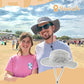 UPF50+ Mens Sun Hat Wide Brim Fishing Hat Airy Womens Bucket Hat UV Protection Hat for Mens Womens Beach Safari Gardening Golf Grey