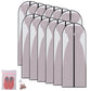 Hanging Garment Bag Breathable Clothes Covers with Zip (12 Count)