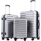 Lightweight Luggage with TSA Lock (3 Count)