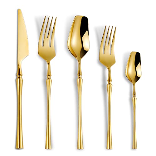 20 Piece Gold Silverware Set for 4 (4 Count)