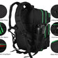 Military Tactical Backpack for Men and Women 45L Army 3 Days Assault Pack Bag Large Rucksack with Molle System Black Green