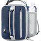 Expandable Small Lunch Box for Men Women Kids to Work School Navy Blue