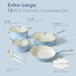 Nonstick Ceramic Cookware Set Large 13
