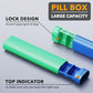 2 Pack Pill Organizer Box 7 Day