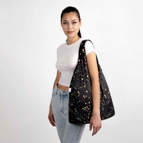 XL 25L Tote Foldable Packable Reusable Grocery Shopping Bag