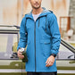 Raincoat Men's Lightweight Waterproof Rain Jacket Raincoat with Hood for Golf Cycling Windbreaker