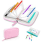 A7 Waterproof Pill Organizer with 7 PCS L Size Zippered Pill Pouches for A7 Binder (7 Count)