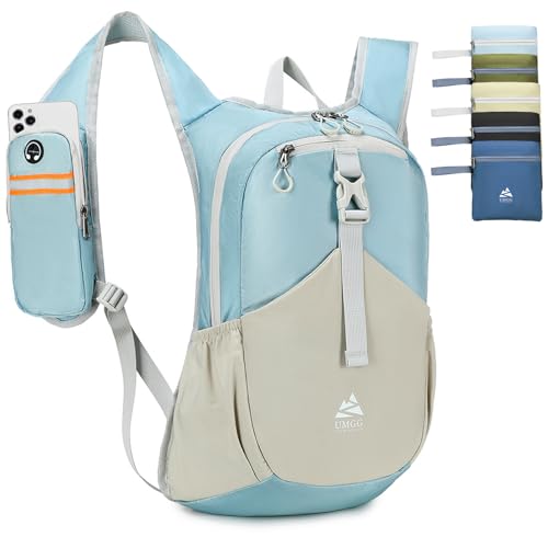 15L Small Hiking Backpack for Women Men Lightweight Packable Backpack Foldable Casual Daypack for Camping Travel Outdoor