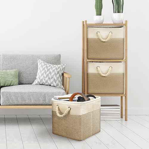 13" x 13" Large Fabric Storage Cubes (3 Count)