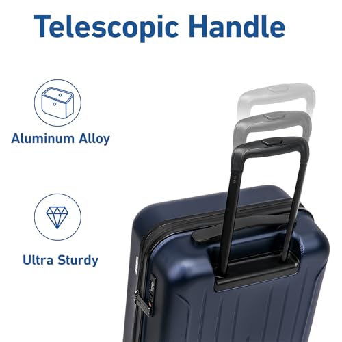 Carry on luggage 22x14x9 Airline Approved Hardshell Suitcase