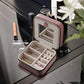 Travel Jewelry Organizer Boxes for Women Small Portable Necklace Earrings Bracelet Rings Travel Case Best Friend Birthday Gifts for Women Trendy