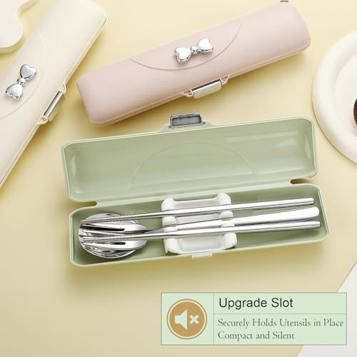 Travel Silverware Set with Case (4 Count)