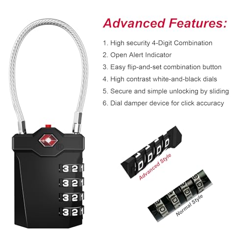 Travel Locks TSA Approved (2 Count)