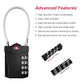 Travel Locks TSA Approved Locks for Luggage (4 Count)