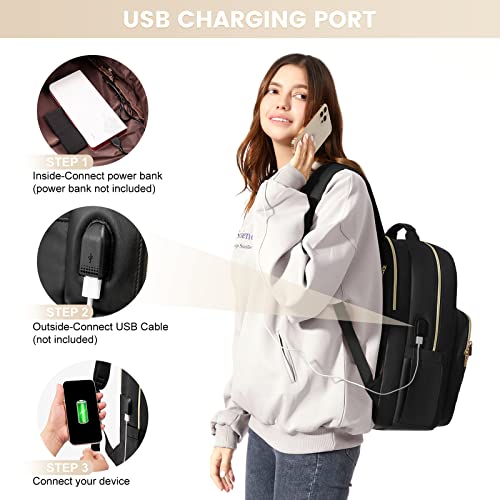 Laptop Backpack Purse for Women