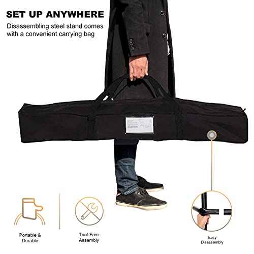 Double Hammock with Stand Included 450lb Capacity Steel Stand